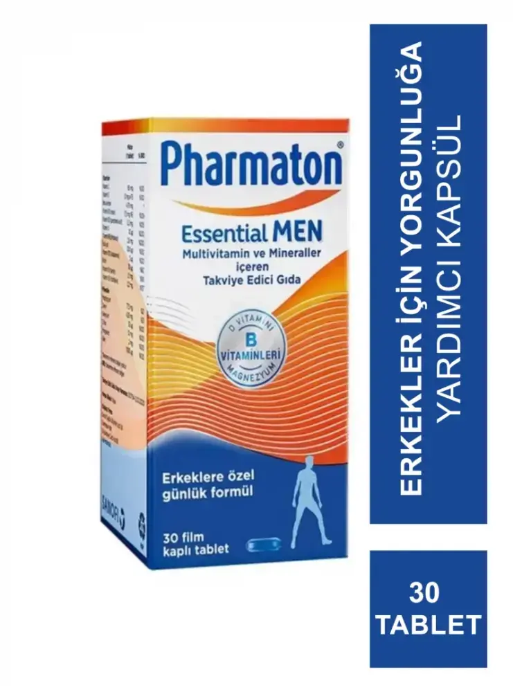Pharmaton Essential Men Takviye Edici Gıda 30 Tablet